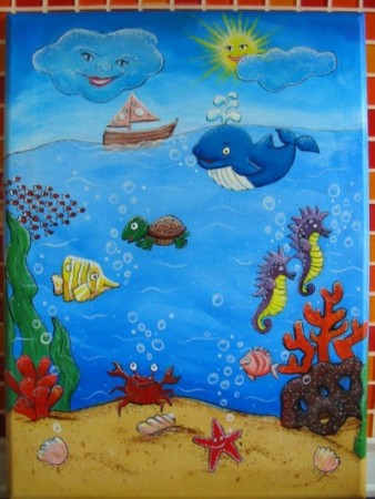 Podmorský svet 40x30...PREDANÝ